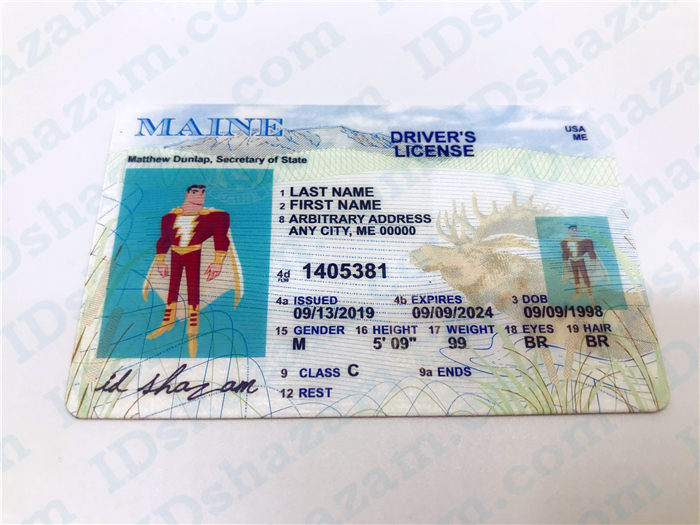 Maine ID Maine State ID Card Fake id maker