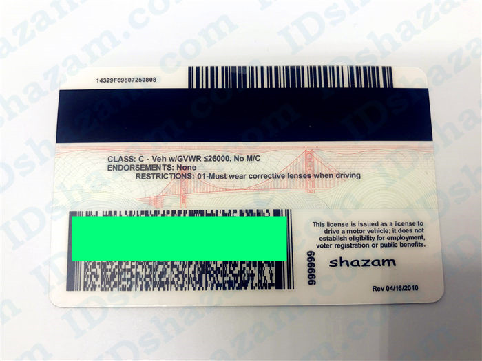 California ID | California State ID Card | Fake id maker - IDshazam.com
